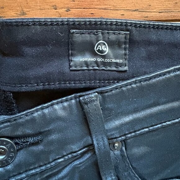 AG. Skinny Ankle Side Lace. Black. Size 27R. - Picture 8 of 10